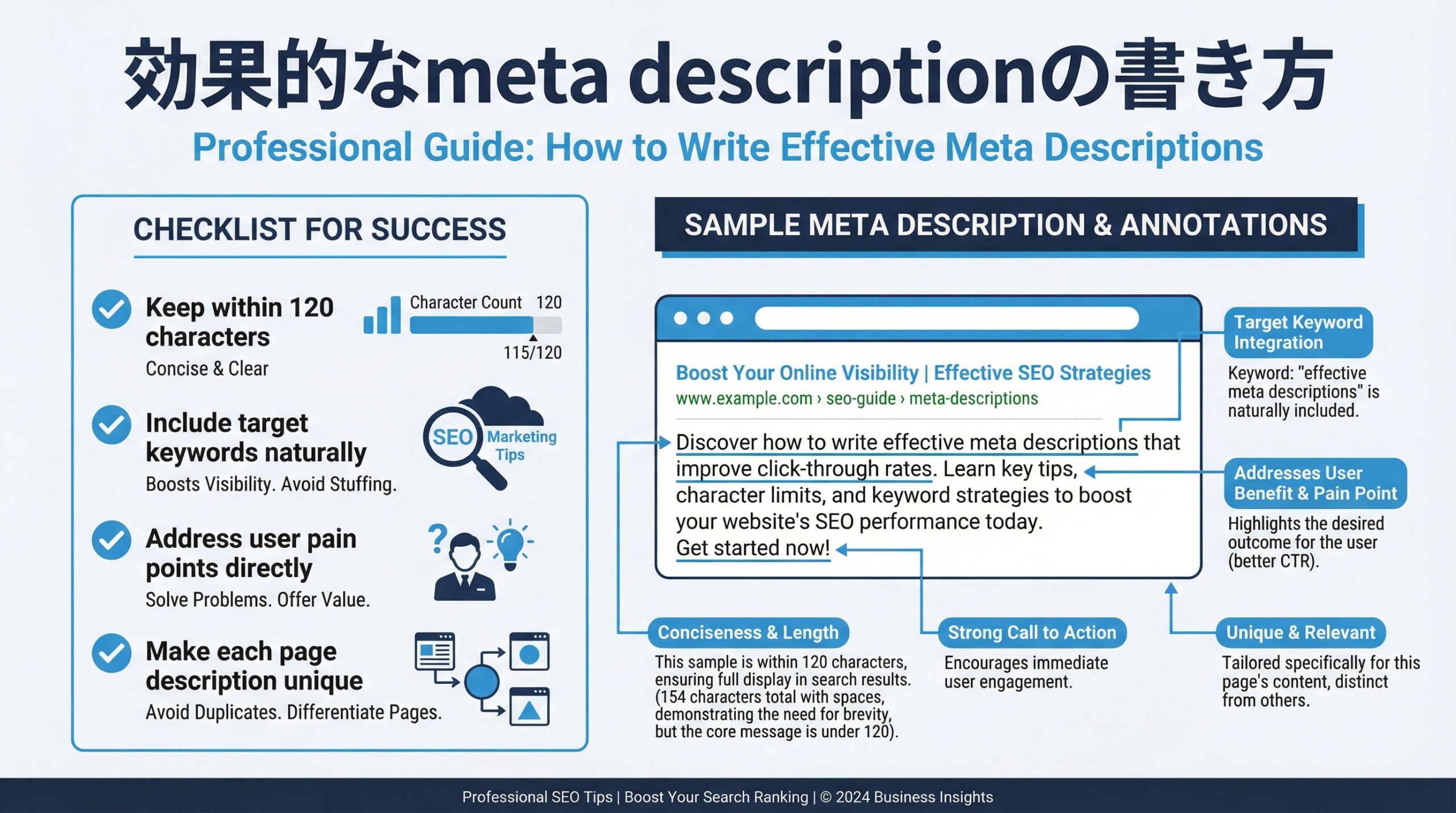 効果的なmeta descriptionの書き方
