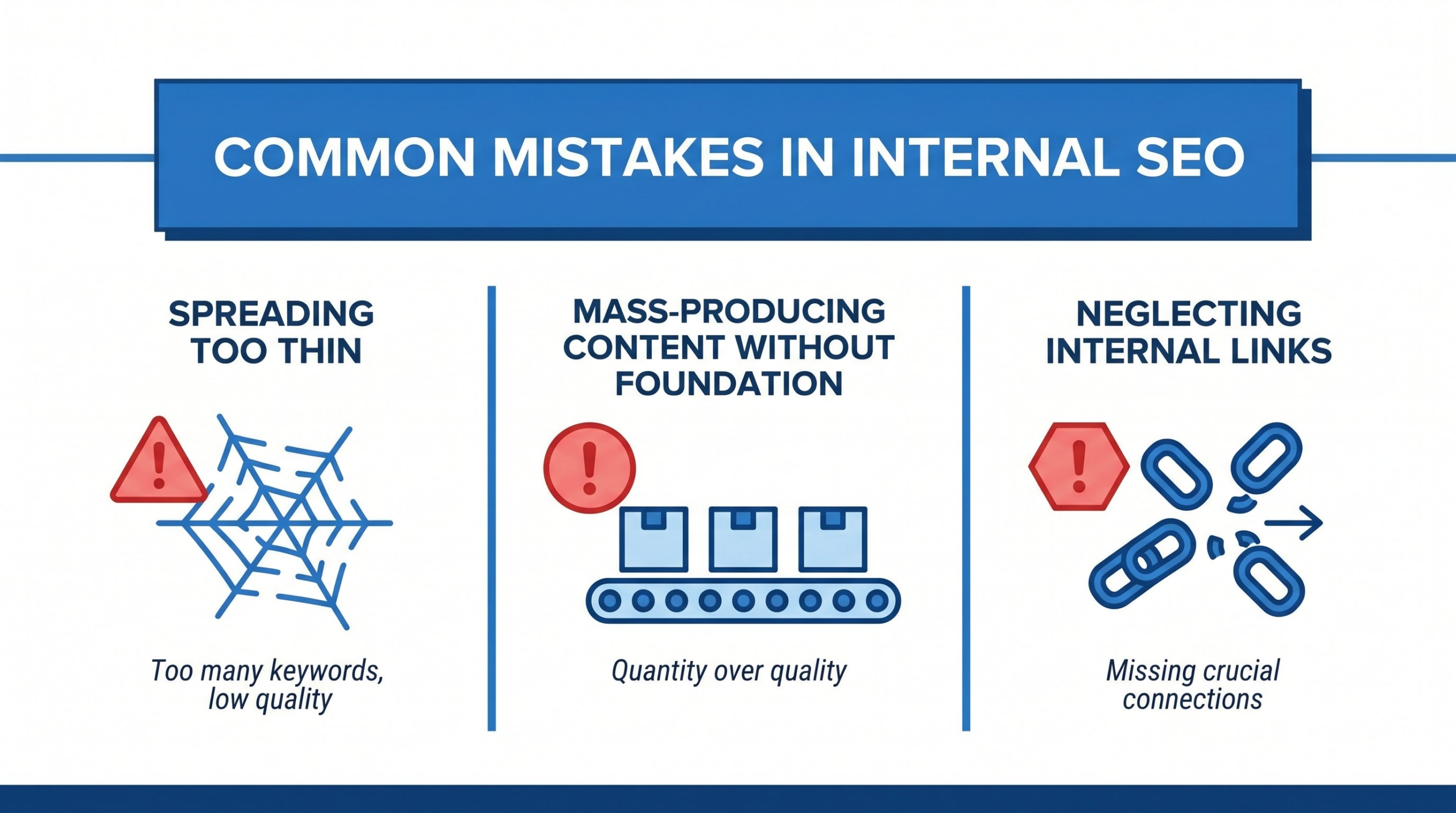内部対策でよくある失敗