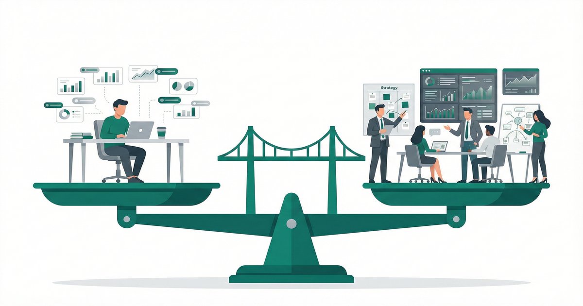 自社対応とSEO会社への外注を比較するイラスト