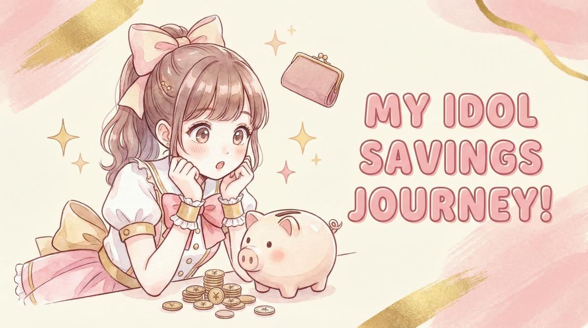 地下アイドルの収入・月収について考えるイラスト